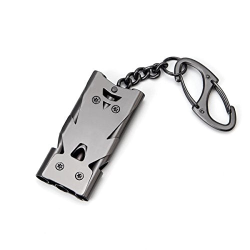 Whistle Emergency Whistles Keychain Rape Whistle Stainless Steel - Image 2
