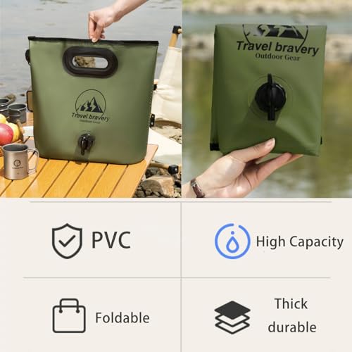 Collapsible Water Container 8L with Spout, Leak-Proof - Image 5