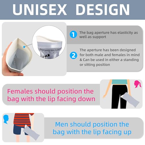 700ml Disposable Travel Toilet – No-Spill with Solidifier - Image 7