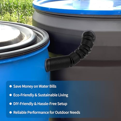 Rain Barrel Hose Connector Kit, Linking Rainwater Overflow - Image 7