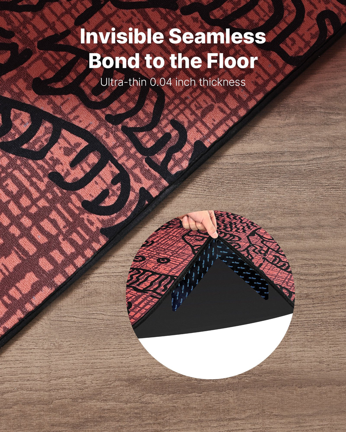 Rug Gripper, 12 PCS, Strong Adhesive And Residue-Free, Double Sided Non-Slip Carpet Stickers For Area Rugs, Keep Corners From Curling And Bunching, For Holding Rugs In Place On Har - Image 2