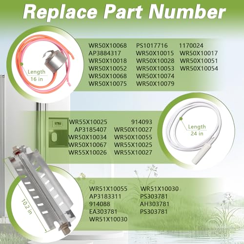 Refrigerator Defrost Heater Kit with Temperature Sensor High - Image 4