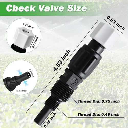 3/8-Inch UCINJ38 Injection Check Valve Replacement for Stenner - Image 3