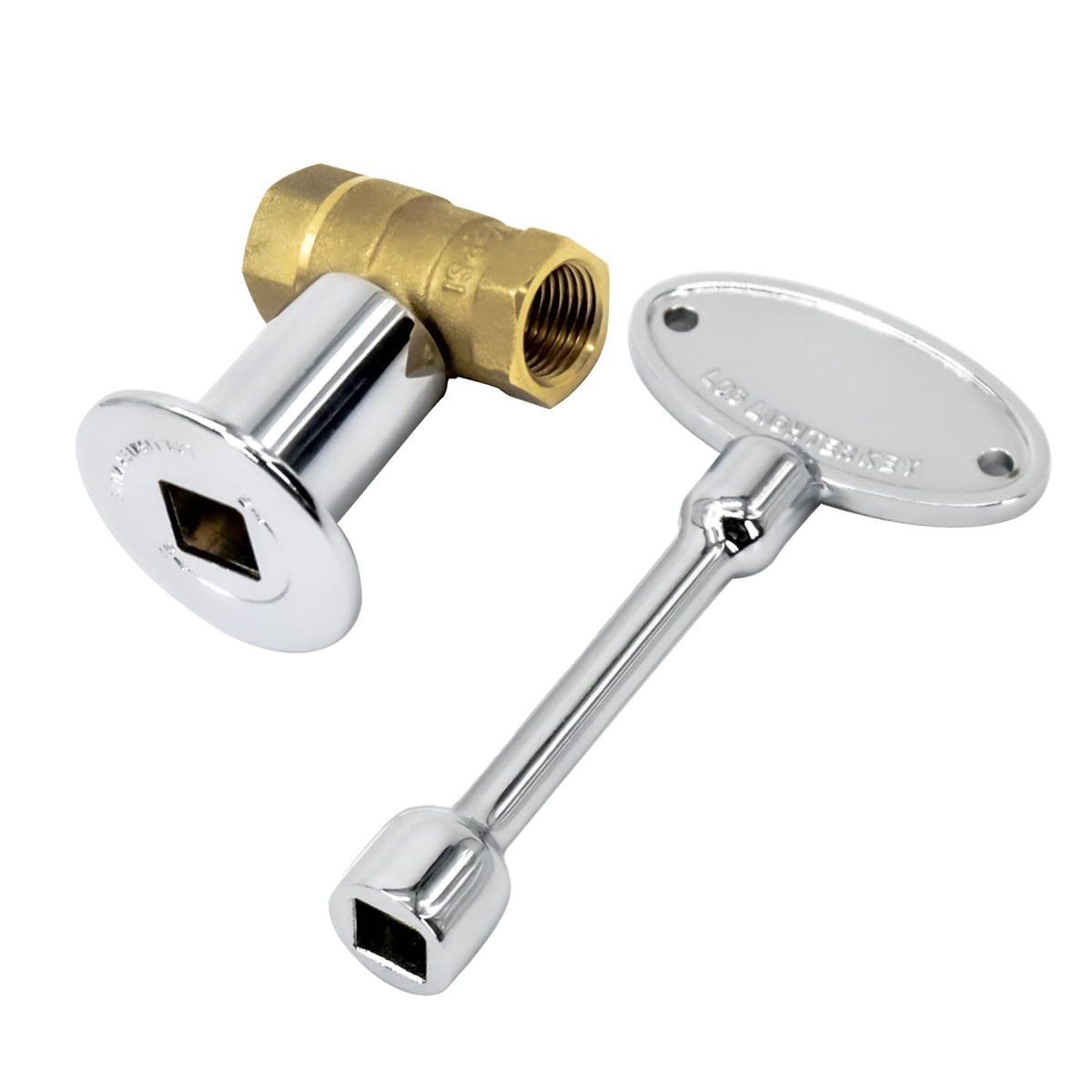 Himaweek 1/2 Inch Straight Gas Key Valve Kit for Fire Pit - Image 1