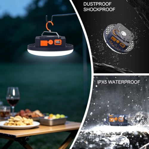 4000LM Flashlight Portable LED Camping Light Tent Lights - Image 6