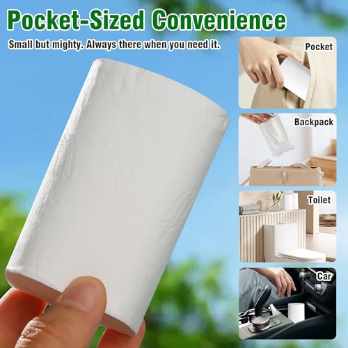 Travel Toilet Paper 6 Rolls – Coreless & Individually - Image 5