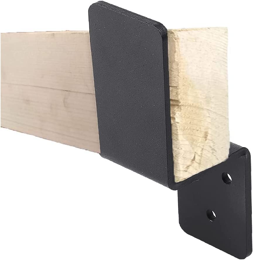 2x4 Door Barricade Brackets Heavy Duty Metal Drop Open Bar - Image 6