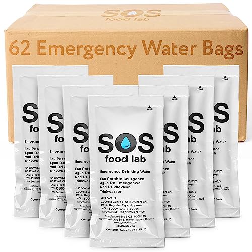 S.O.S Emergency Drinking Water – 62 Packets (4.22 oz Each) - Image 2