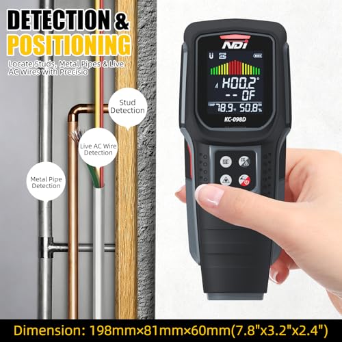 098D 5‑in‑1 Stud Finder Wall Scanner with Laser Liner – | Home Repair - Image 3