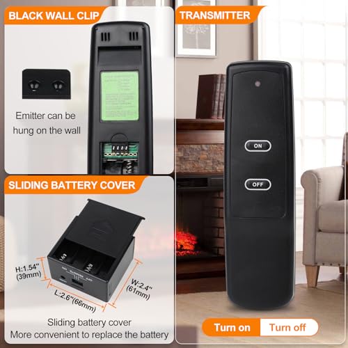Universal Gas Fireplace Remote Control, Millivolt Valve Fireplace - Image 6