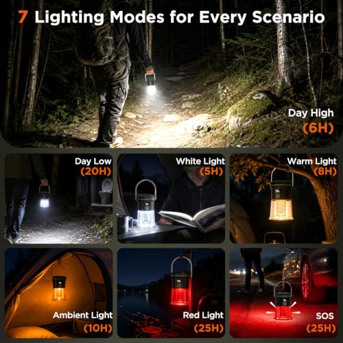 LED Camping Lantern Rechargeable Super Bright 1000LM - Image 4