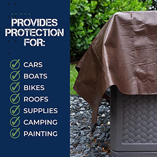 Heavy Duty Tarp Waterproof - Tent Cover, Covers Cars - Image 4