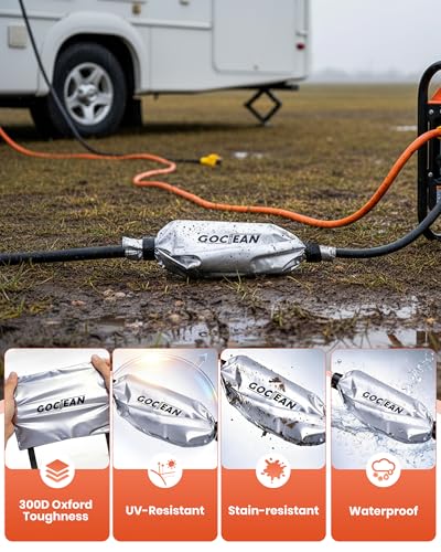Waterproof Extension Cord Connection Cover, RV Outdoor Extension - Image 5