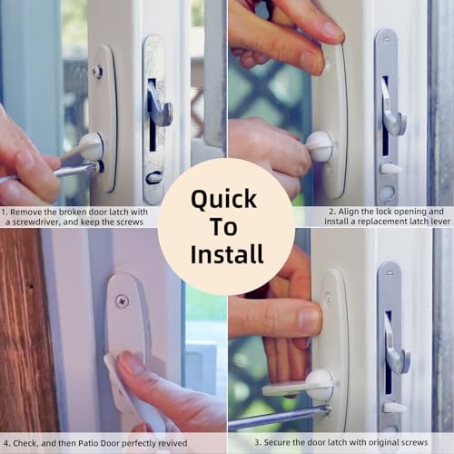 Sliding Door Lock Replacement for Andersen, 10-Years - Image 6