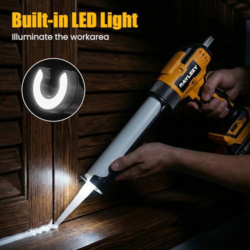 Electric Caulking Gun, Battery Powered Caulk Gun with 2 x - Image 5