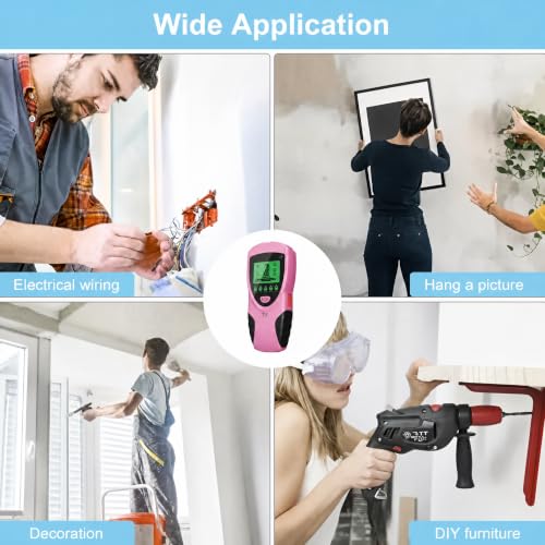 5-in-1 Wall Scanner Wood Current Detector Edge Center | Home Repair - Image 8