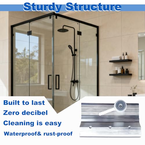 4-Pack M 6053 Frameless Shower Door Roller Assembly, 3/4 - Image 4