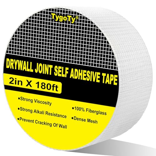 Drywall Joint Mesh Tape 2“×180 Ft，Strong Self-Adhesive | Home Repair - Image 2