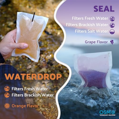 OTS Osmo Waterdrop, 2 Pack, Emergency Desalination Water Purifier - Image 7