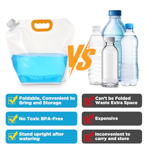 16 Pcs Water Emergency Container Bag, 1.3 Gallon Storage Bags - Image 4
