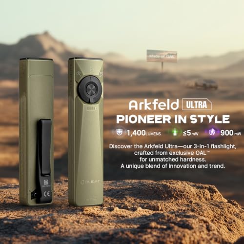 OLIGHT Arkfeld Ultra EDC Flat Flashlight Rechargeable, OAL - Image 3