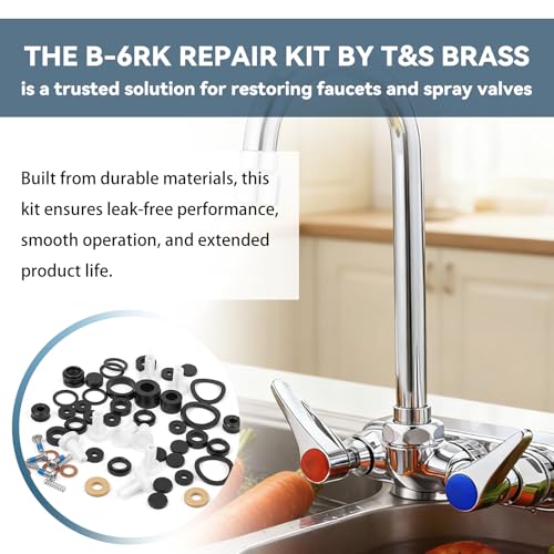 B-6RK Faucet Repair Kit for T&S Brass Faucet Cartridges & - Image 6