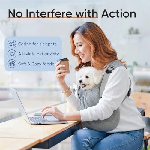 Supet Dog Sling Carrier for Pets, Adjustable Hands Free - Image 5