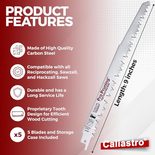 9-Inch Wood Pruning Saw Blades for Reciprocating/Sawzall - Image 5