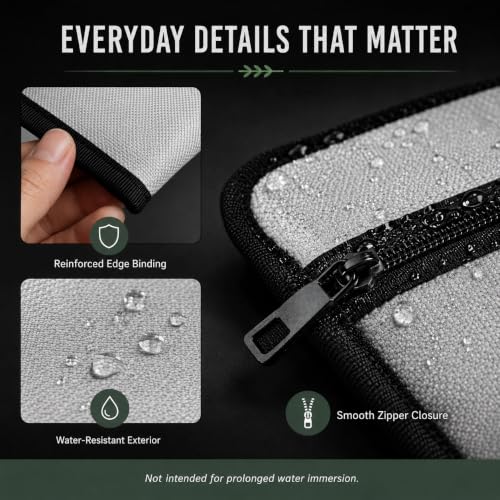 2 Size Fireproof Waterproof Document Money Bag, Important File - Image 7