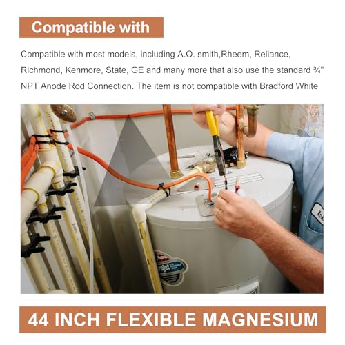 Flexible Water Heater Magnesium Anode Rod 3/4" NPT Thread | Hand Tools - Image 6