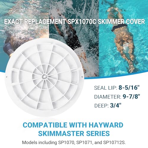 AR-PRO (2 Pack) Exact Replacement Hayward SPX1070C Skimmer Cover - Image 3