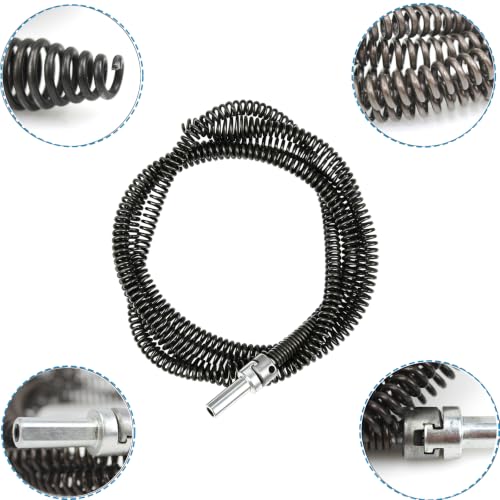 Amonk 10mm Drill Snake for Plumbing Drain Auger Cable - Image 6