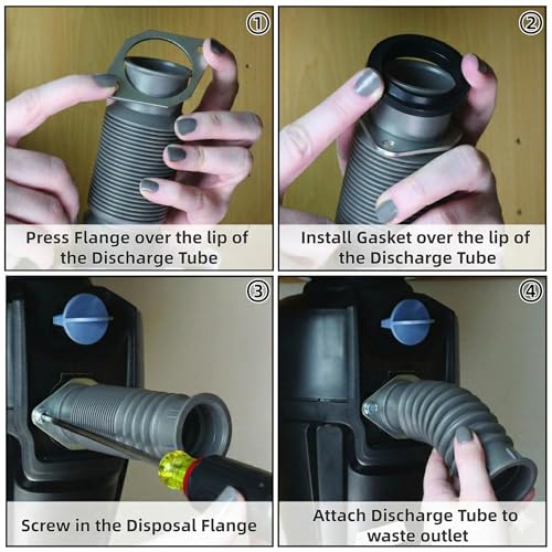 Flexible Garbage Disposal Drain Tube Kit, 1-1/2-Inch Corrugated - Image 6