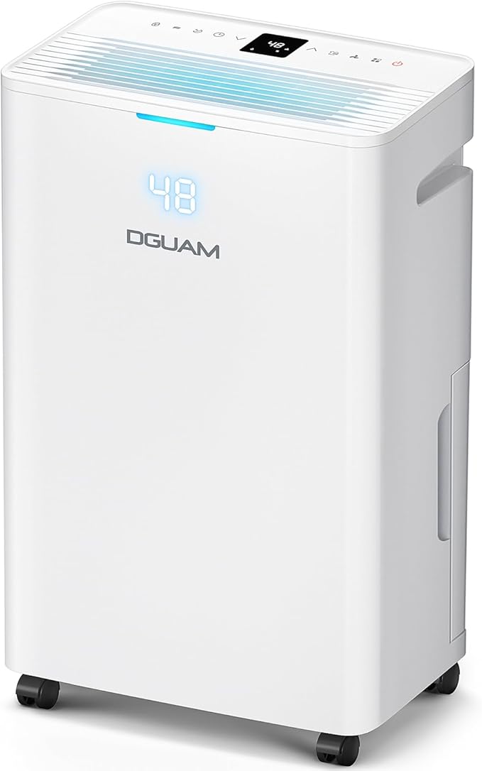Dehumidifier, Max 80 Pint/Day Dehumidifier for Basement & Home, 4500 Sq. Ft, Compressor Dehumidifier with Drain Hose, Smart Humidity Control, Energy Efficient & Quiet for Bedroom, Large Rooms