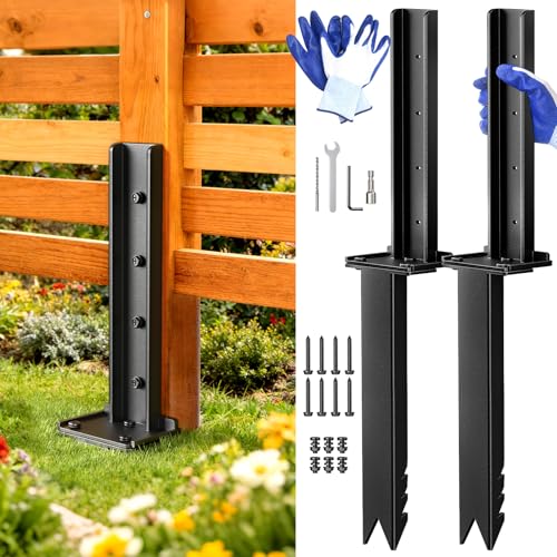 Fence Post Repair Kit for Broken/Leaning/Tilted/Degraded | Home Repair - Image 2