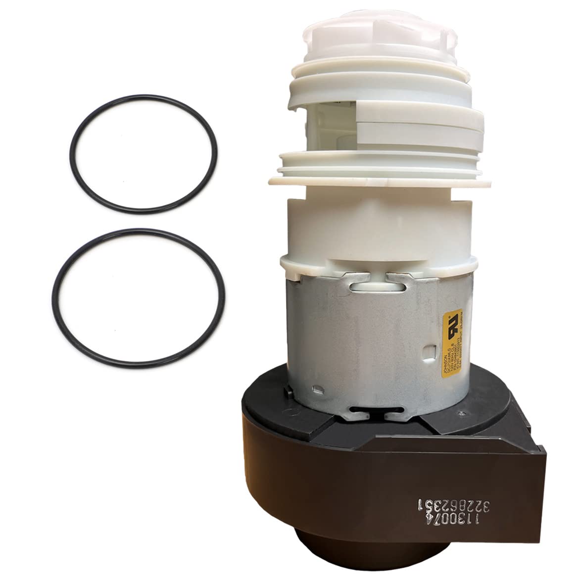 154844301 Dishwasher Circulation Pump Motor with O-rings - Image 1