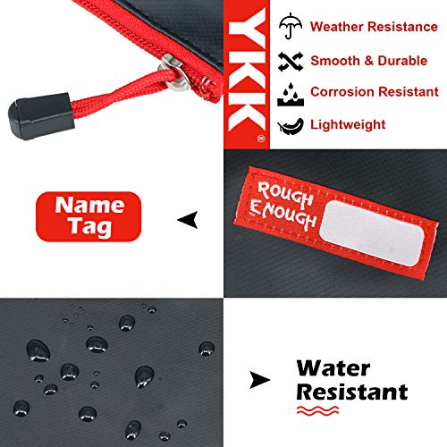 Rough Enough Large Document Bag, Water-Resistant Plastic File - Image 6