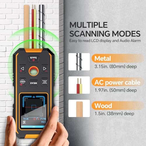 Stud Finder Wall Scanner - with Laser Distance Meter & | Home Repair - Image 3