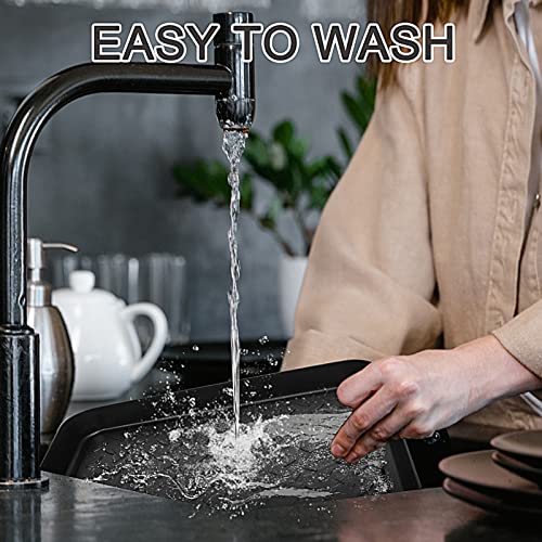 3 Pcs Under Sink Drip Tray, 13.8 * 10.8 Inch Plastic Under the Sink Drip Protector Tray Under the Sink Mat Under Sink Drip Catcher for Kitchen Bathroom or Laundry Room - Image 7