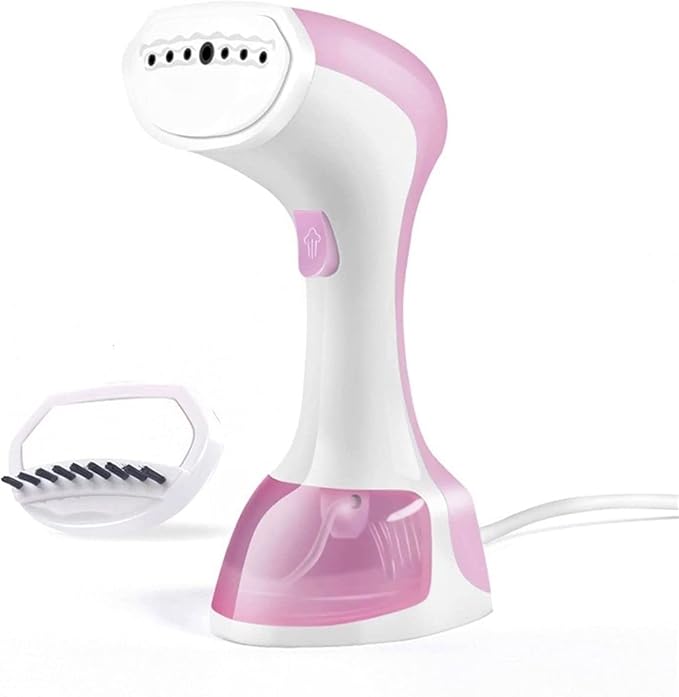 Handheld Steamer 1100W Powerful Garment Steamer Mini Portable 6 Seconds Fast-Heat Steam Iron Machine for Home, Office & Travel, Pink, 27x17.2x10.8cm / 10.62x6.77x4.25inch