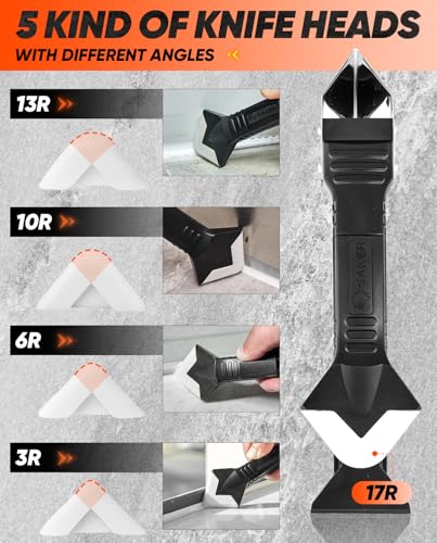 Saker Silicone Caulking Tool 3-in-1 Grout Removal Tool - Image 4