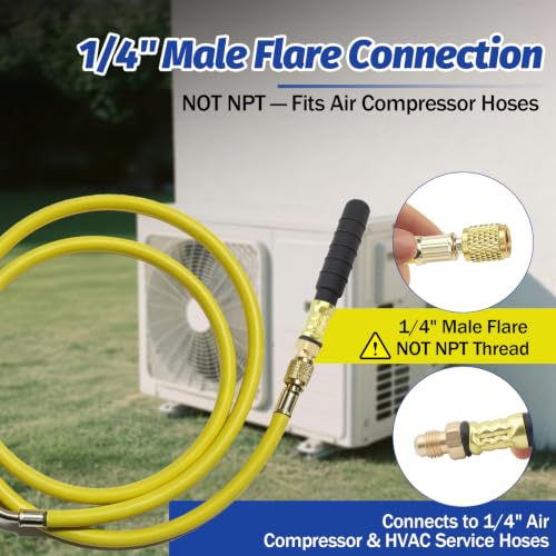 HVAC Drain Line Blow Out Tool, Drain Bladder for 3/4" to 1" Pipes - Image 3