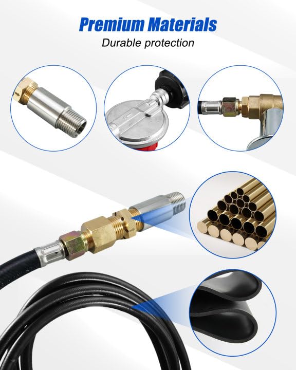 LP Burner Connection Kit, Propane Fire Pit Replacement Part - Image 4