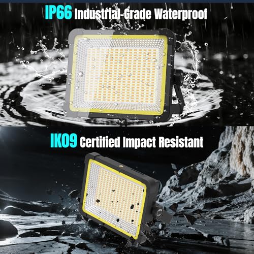 400W Solar LED Work Light32000MAhPortable Rechargeable - Image 7
