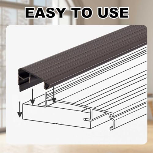 Pangda 2 Pcs 48 L Fixed Vinyl Sill Cap 1-5/32 Inches High - Image 6