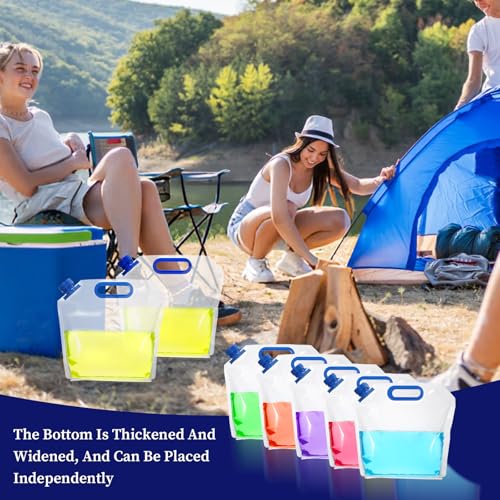 12 Pack Water Storage Bag - 1.3 Gallon Foldable Water - Image 5