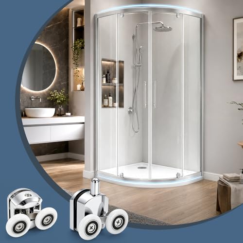 Covzoe 10 Pieces Shower Door Rollers Replacement Set, 23mm - Image 7