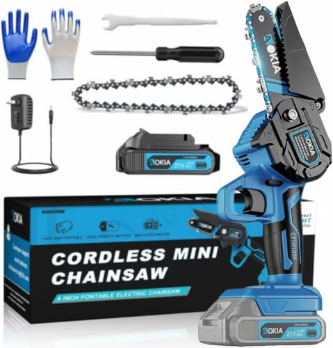 Mini Chainsaw, 20V Cordless 4 Inch - Image 2