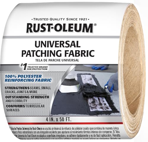 Rust-Oleum Universal Patching Fabric Roof Tape, 4" x 50' Roll - Image 2