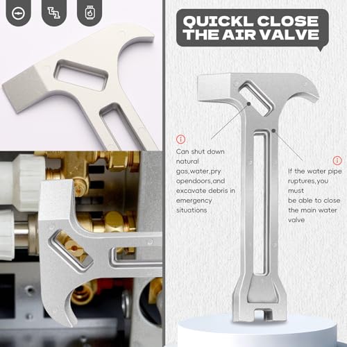 4-in-1 Emergency Tool – Gas & Water Shut Off Wrench | Hand Tools - Image 7